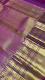 Pure 1G zari handloom Kanjeevaram Silk Saree- Silk mark certified- PS2350