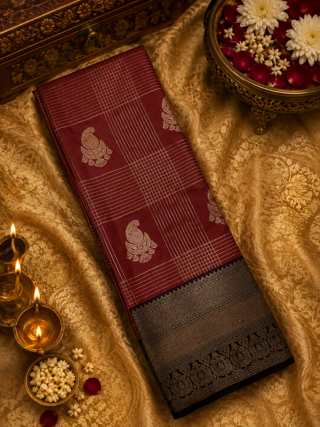 Premium Semi Kanchipuram Silk Saree