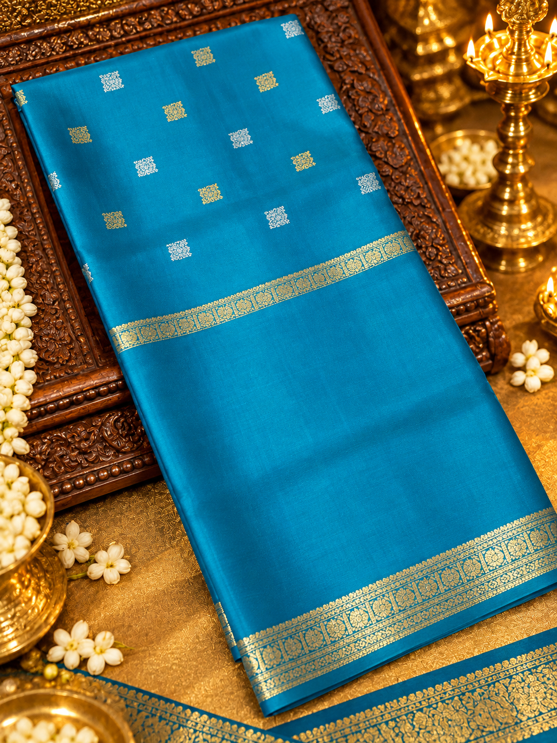 Premium Semi Mysore Crepe Silk Saree - 902499