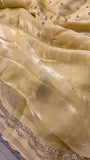 Premium Crush Organza Saree💛