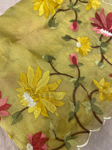 Premium tissue organza saree
