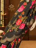 Premium Russian Silk Saree with Scalloped border - 901242