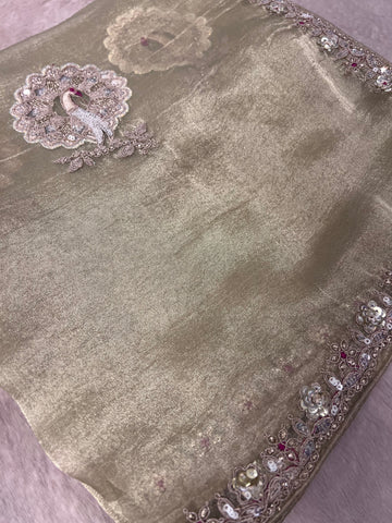 Designer Fancy Saree With Work