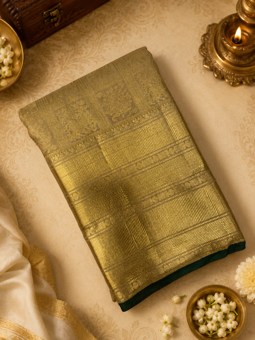 Premium Semi Kanchipuram Silk Saree