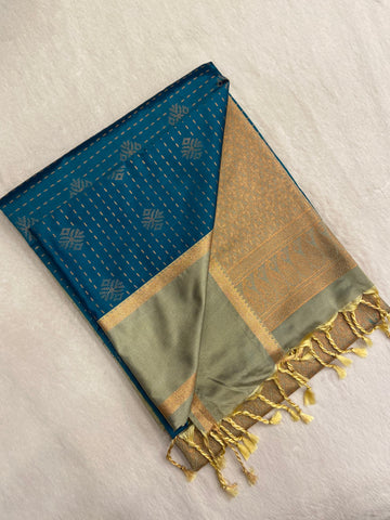 Premium Semi Soft Kanjeevaram Silk Saree