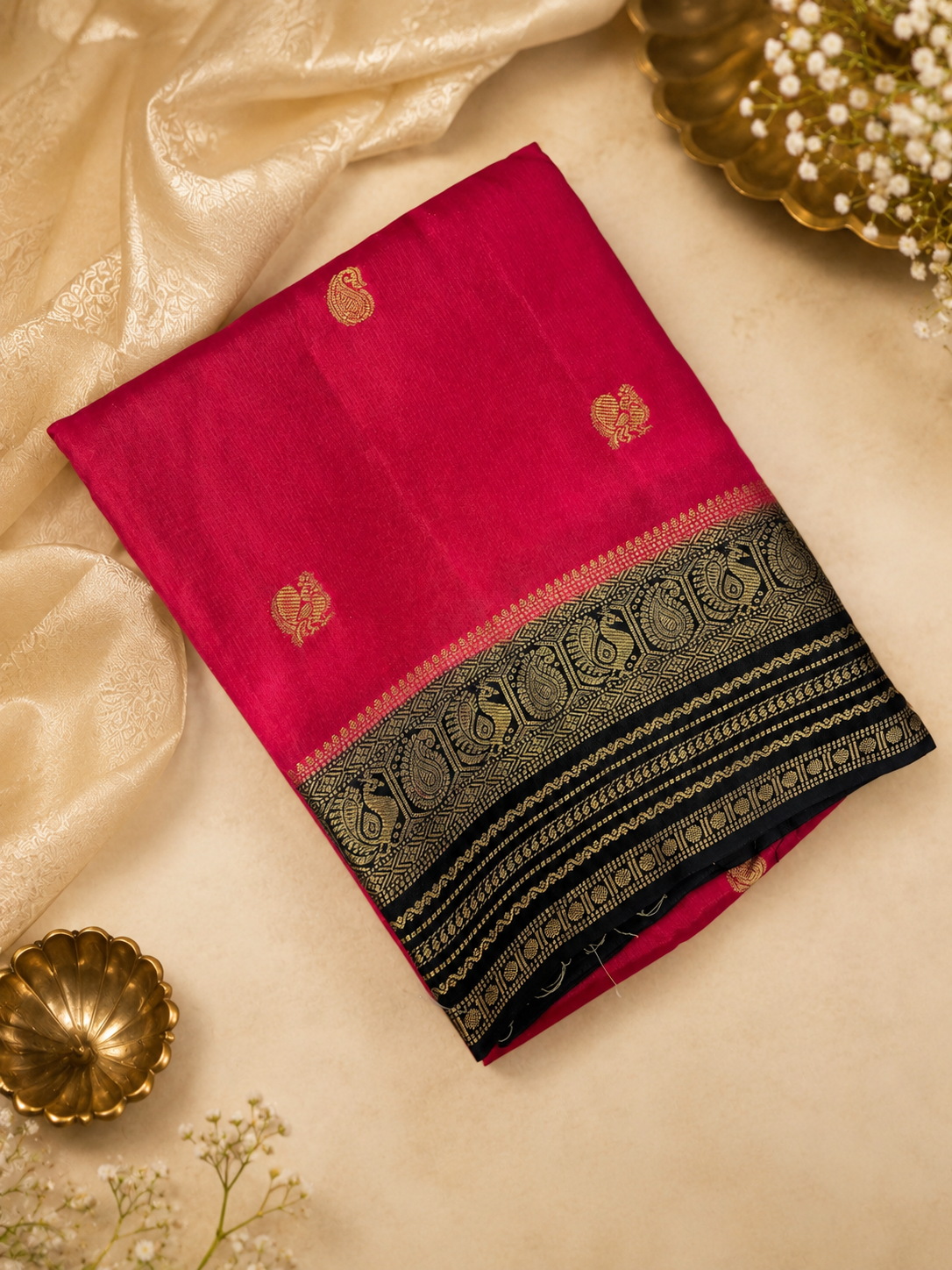 Premium Viscose Crepe Saree 💓
