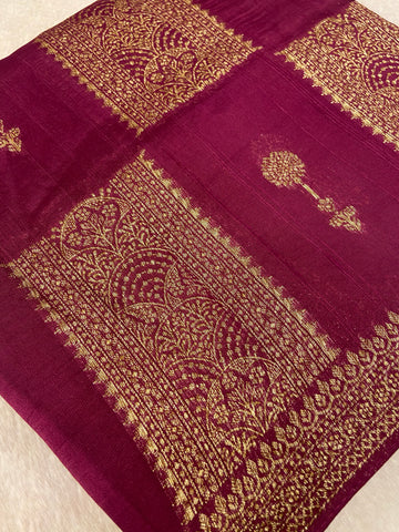 Premium Tassar Silk Saree