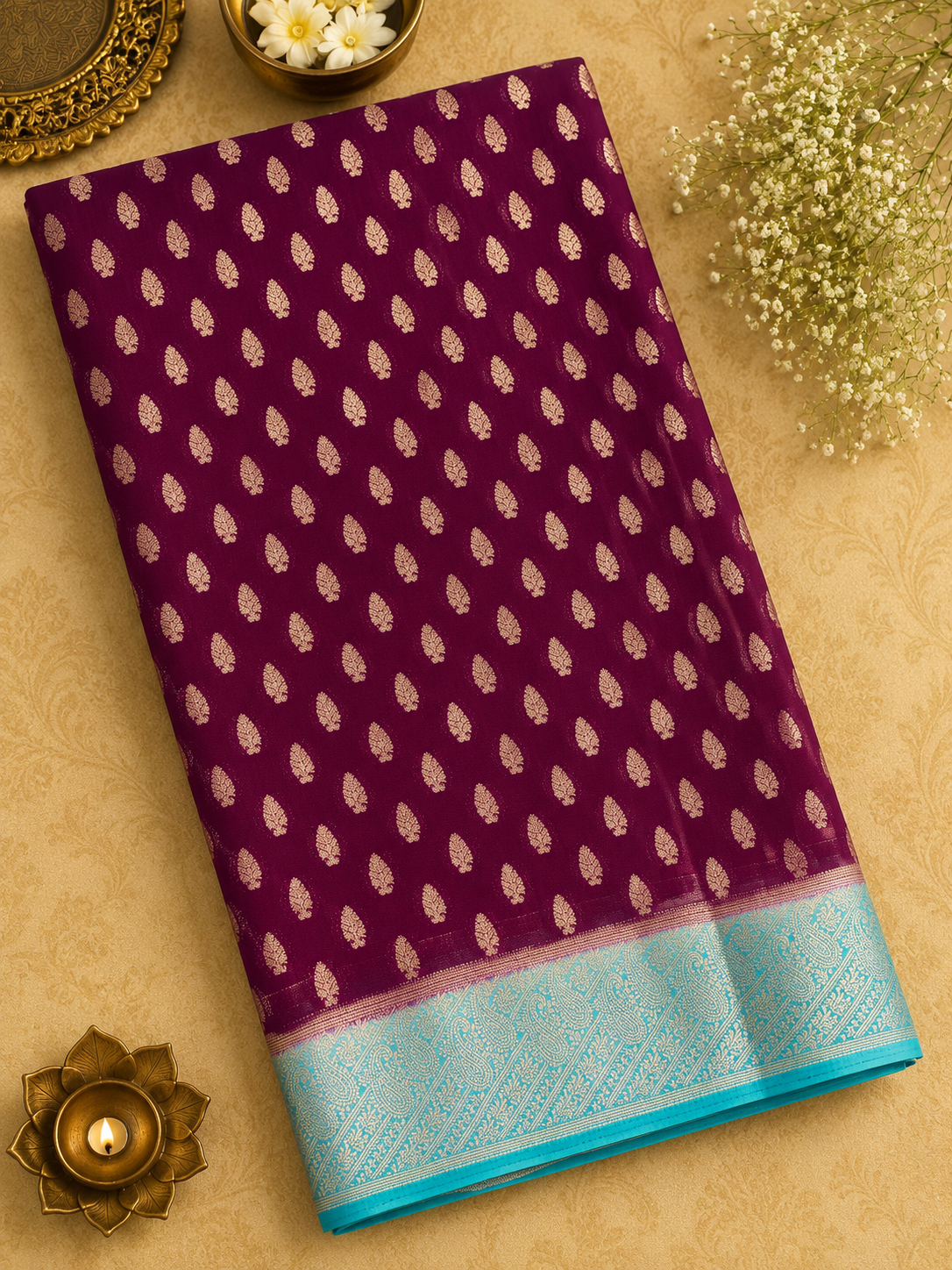 Premium Khaddi Georgette Saree