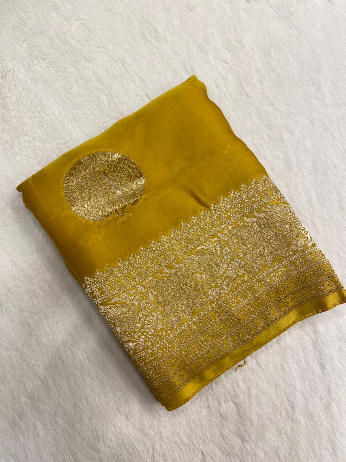 Premium crepe satin silk saree