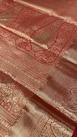 Bridal Semi Tissue Silk Saree