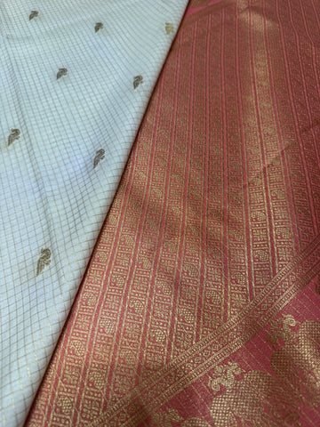 Premium Semi Crepe Mysore Silk Saree