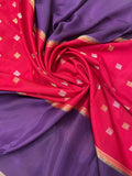 Pure Mix Mysore Crepe Silk Saree