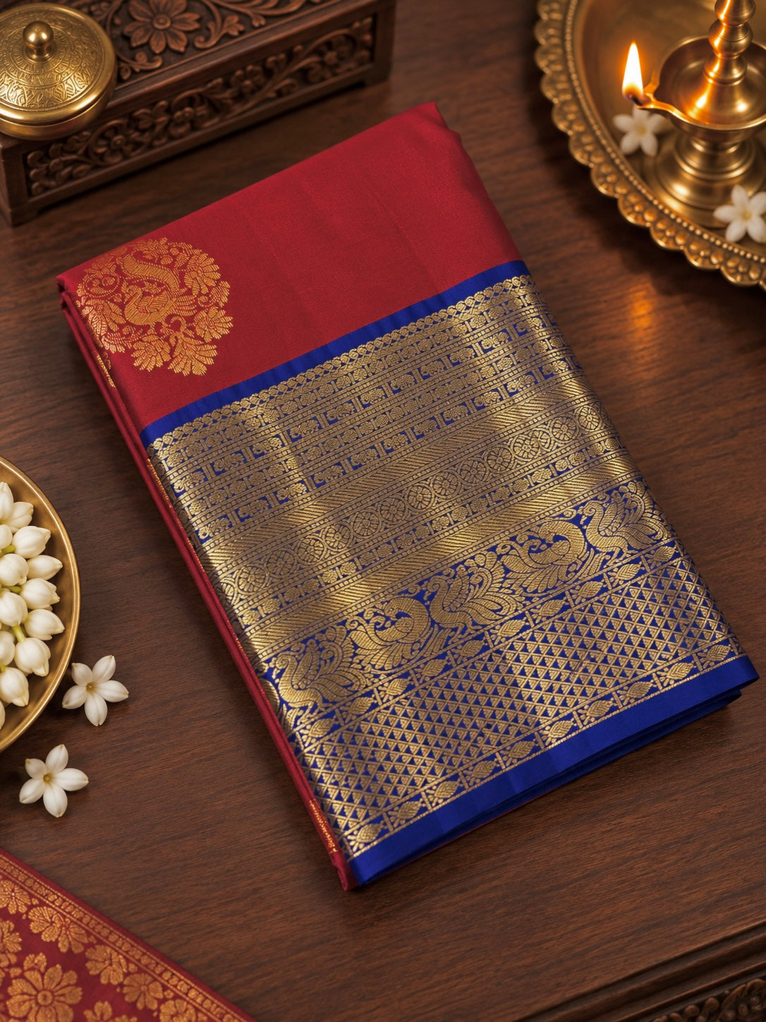Premium Semi Kanchipuram Silk Saree
