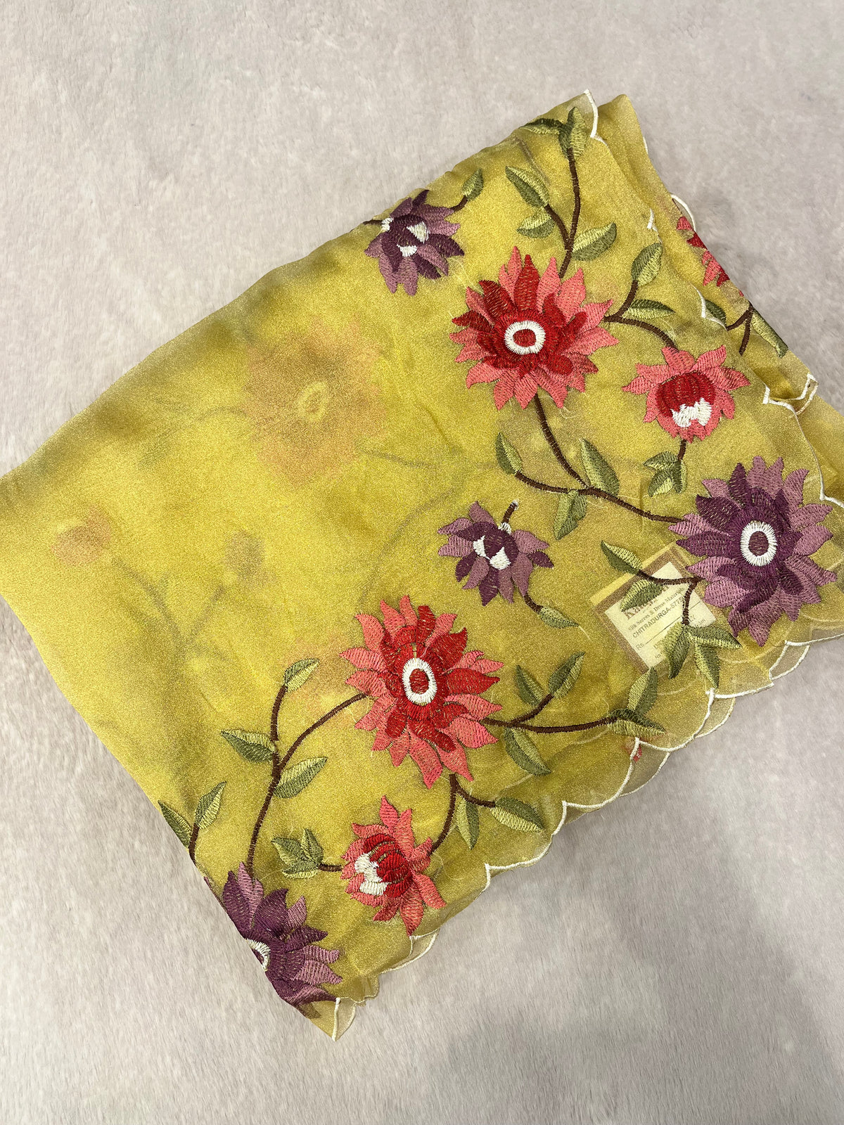 Premium tissue organza saree
