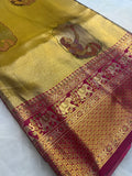 Pure Kanjeevaram Silk mark Certified Saree- PGLD