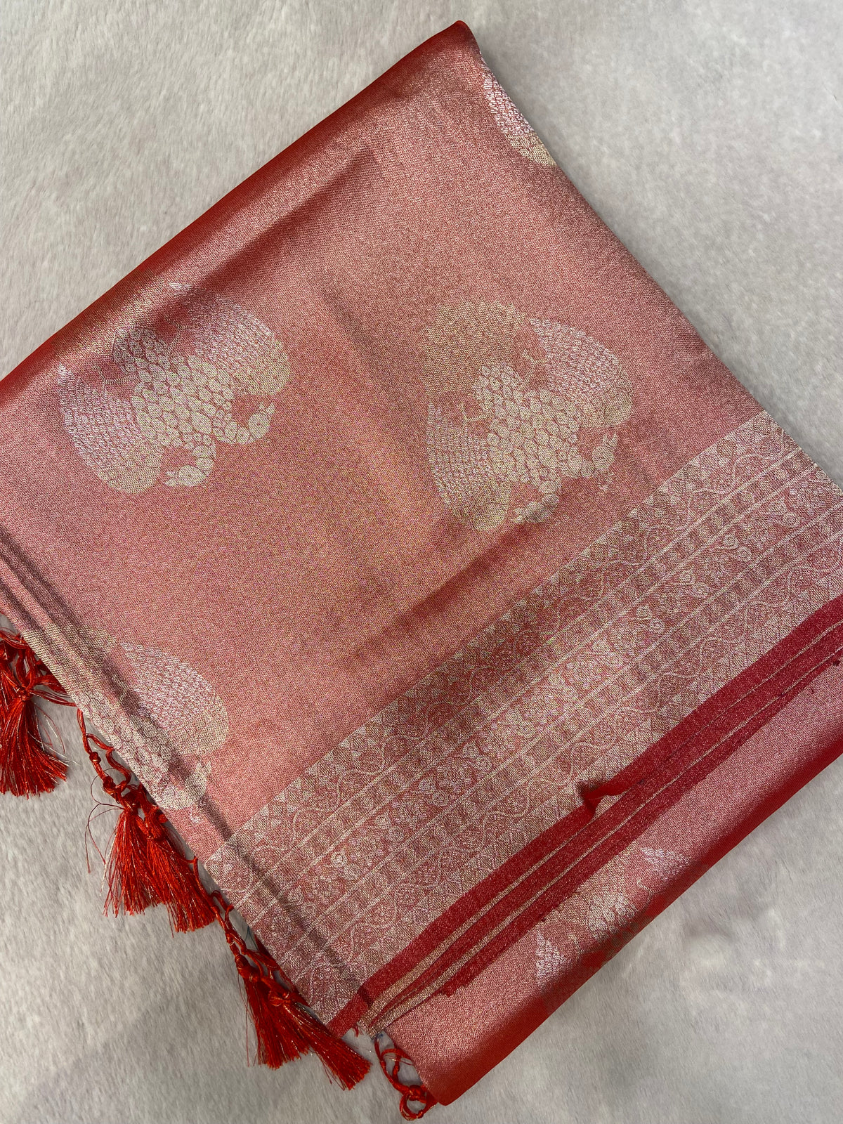 Bridal Semi Tissue Silk Saree 🔥