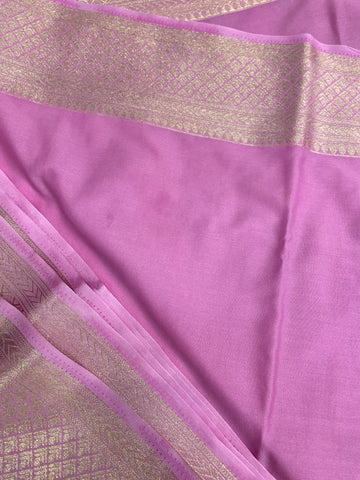 Pure Mix Crepe Mysore Silke Saree ✨
