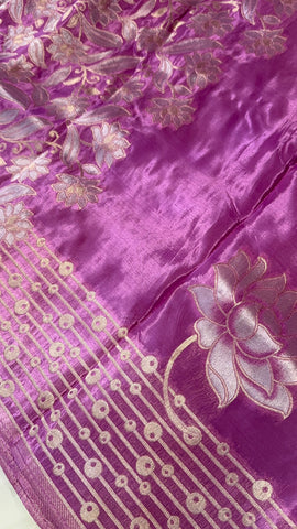 Pure Chinnon Saree