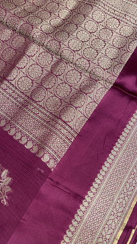 Pure Soft Manipuri Kota With Satin Border Saree