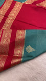 Pure Mix Crepe Mysore Silk Saree