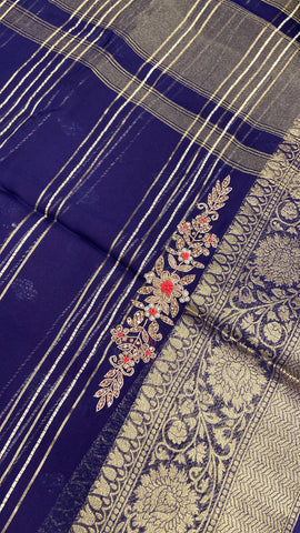 Pure Chinnon Saree