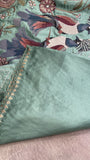 Premium Soft Chinnon Saree With Embroidery - 901982