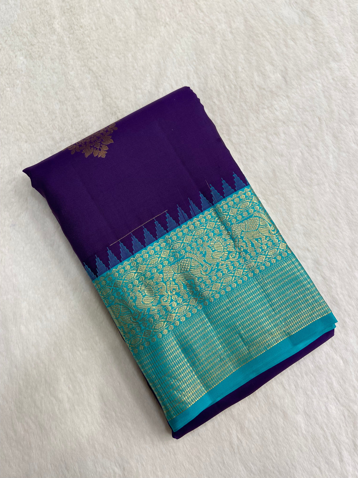 Pure Kanjeevaram silk mark certified saree