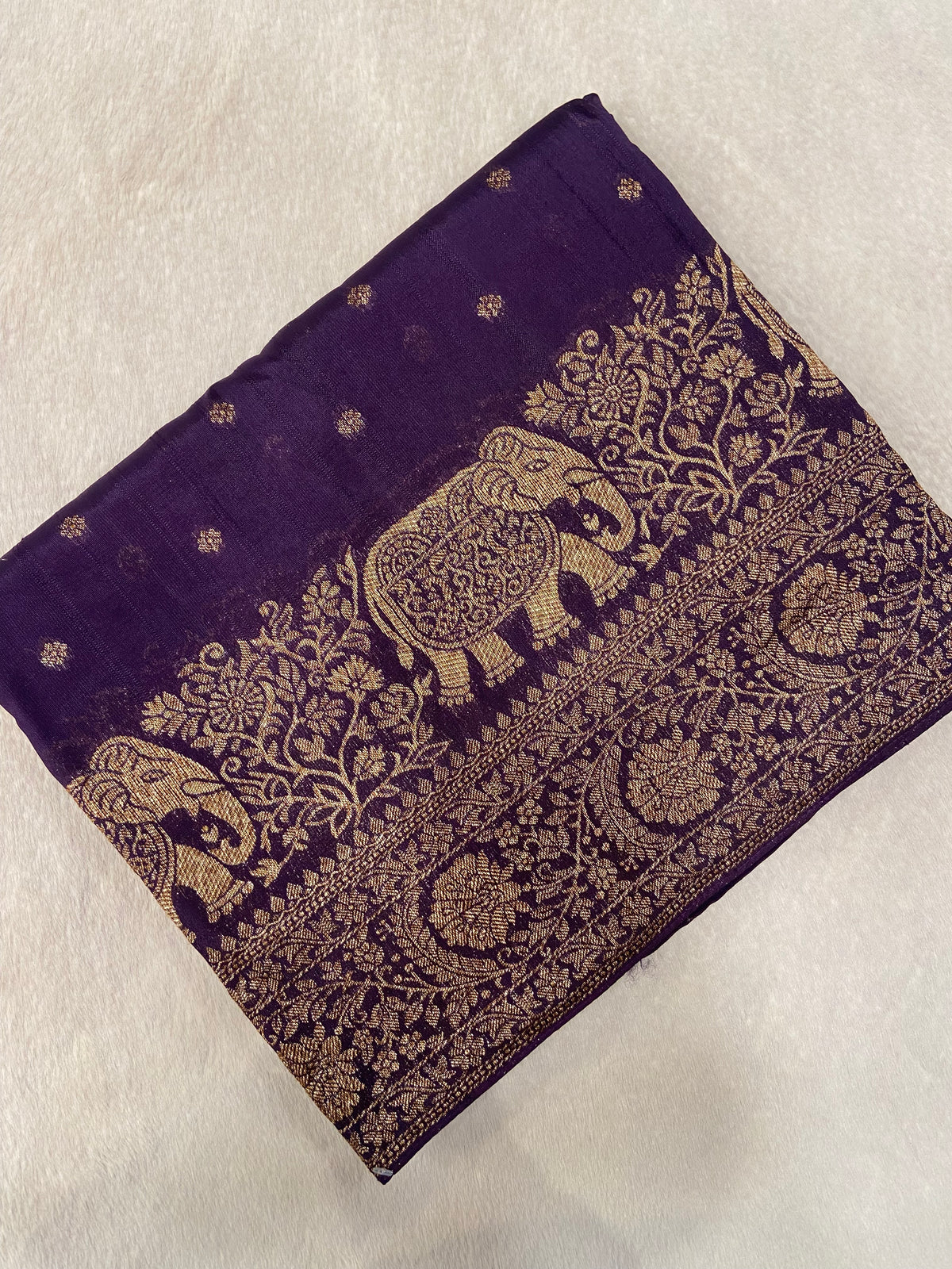 Premium Tassar Silk Saree (dark)