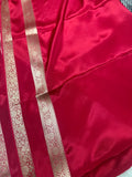 Pure  Mix Mysore Crepe Silk Saree in gingham checks
