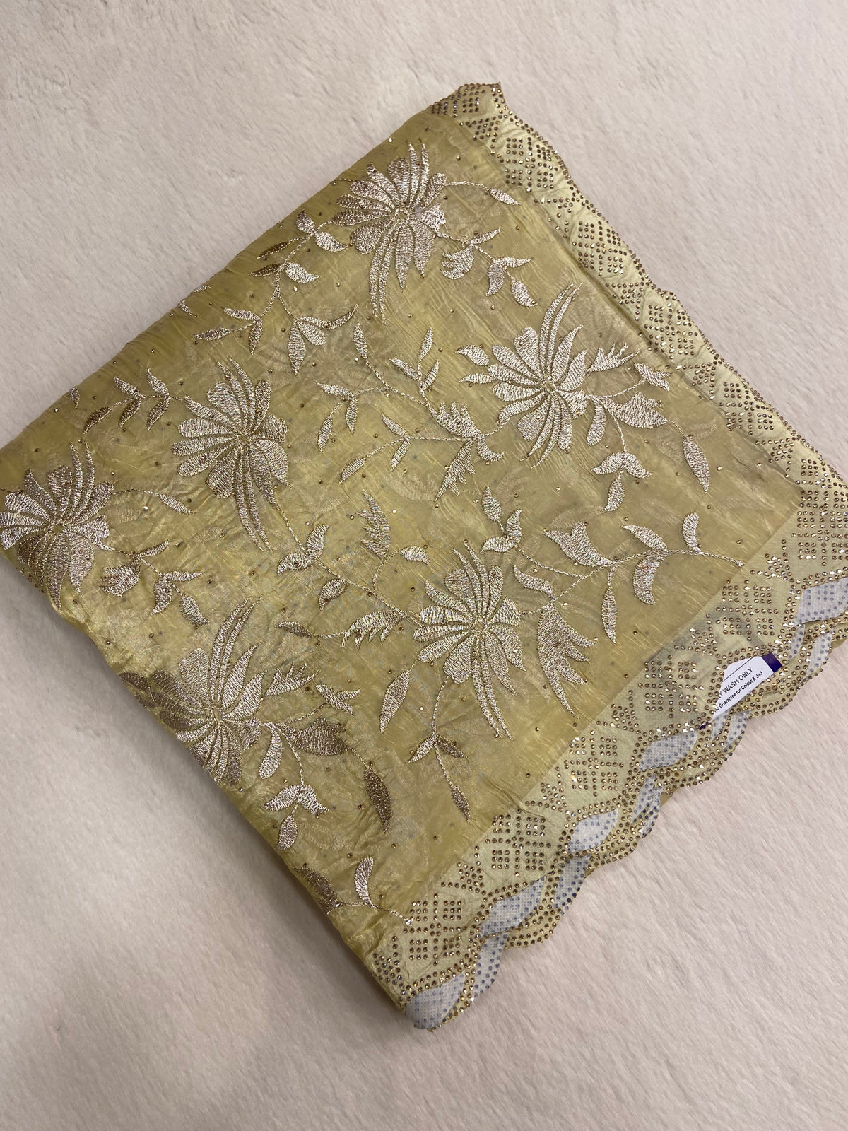 Pure Crush Organza Saree 💛