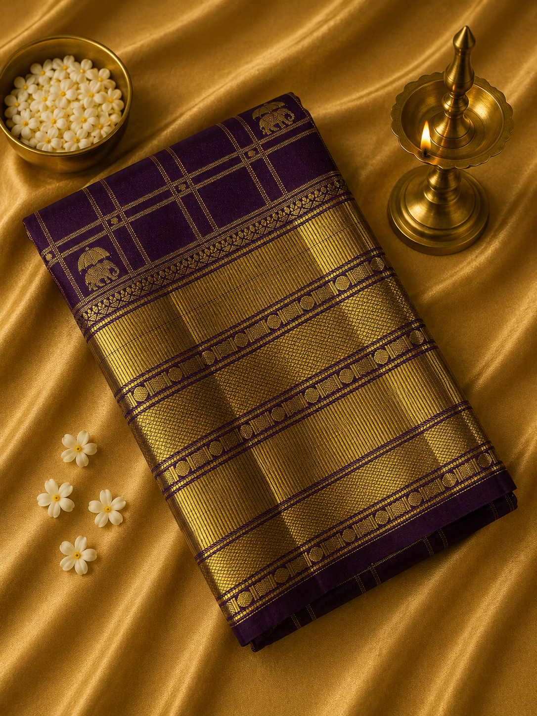 Premium Semi Kanchipuram Silk Saree