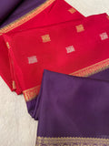 Pure Mix Mysore Crepe Silk Saree