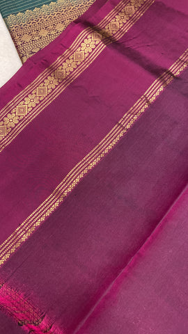 Half Mix Kanjeevaram Soft Silk Saree