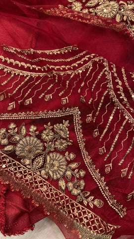 Designer cocktail saree