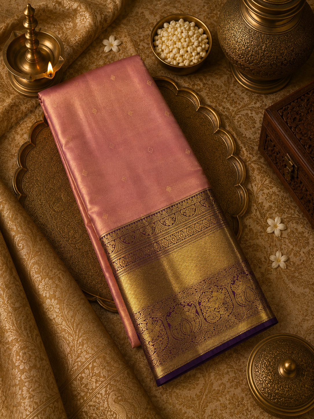 Premium Semi Kanchipuram Silk Saree