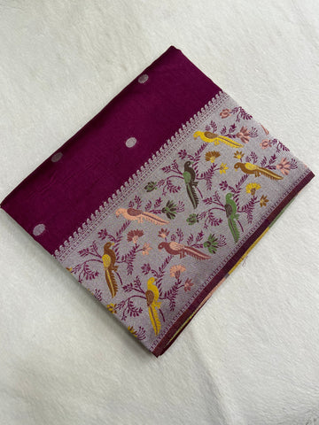 Premium Semi Mashru Silk Saree✨