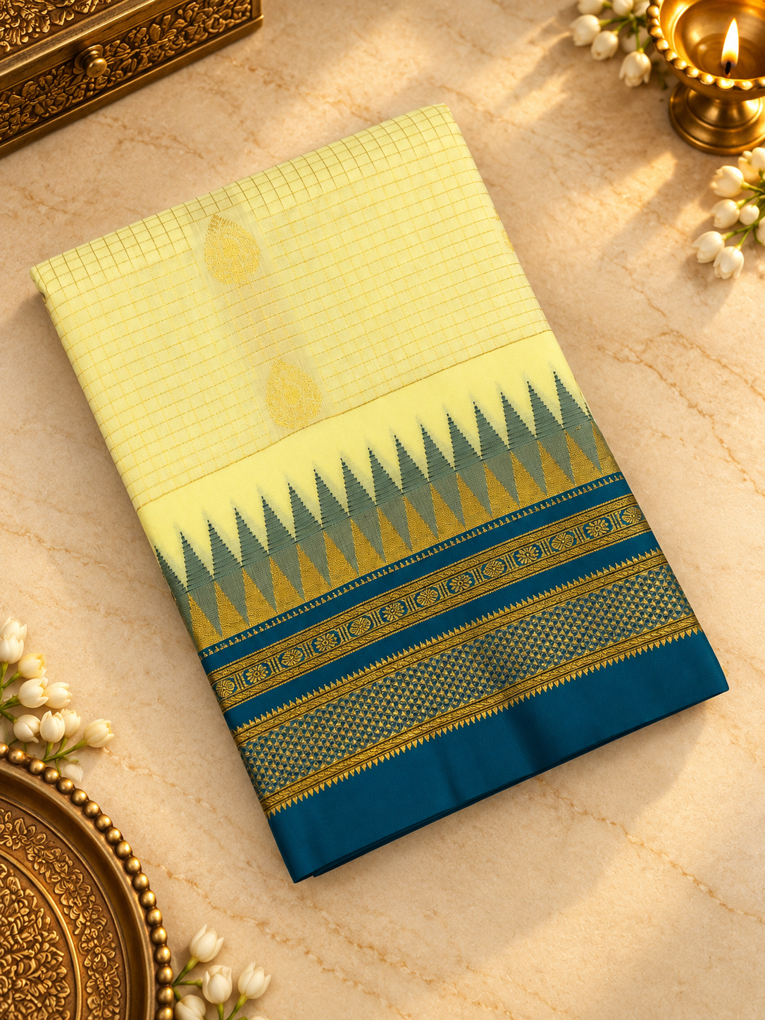 Premium Quality Gadhwal cotton Saree- 902664