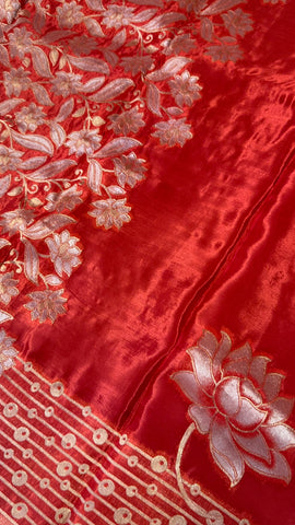 Pure Chinnon Saree🔥