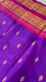 Pure 1G zari handloom Kanjeevaram Silk Saree- Silk mark certified- PS2344