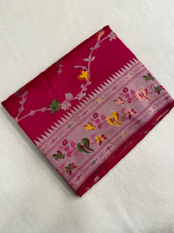 Premium Semi Mashru Silk Saree✨