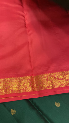 Pure zari handloom Kanjeevaram silk mark certified saree
