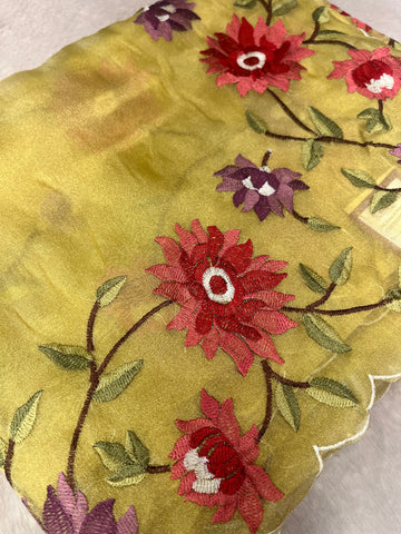 Premium tissue organza saree