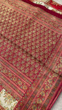 Premium Banarasi Crepe Kalamkari Saree - 902655