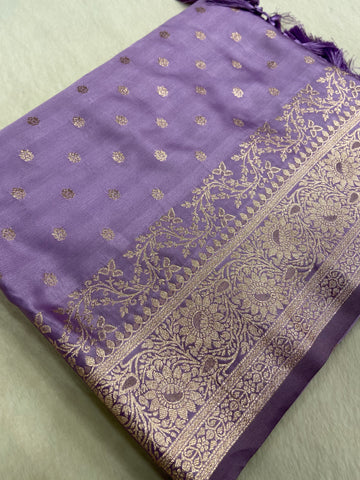 Premium crepe satin silk saree