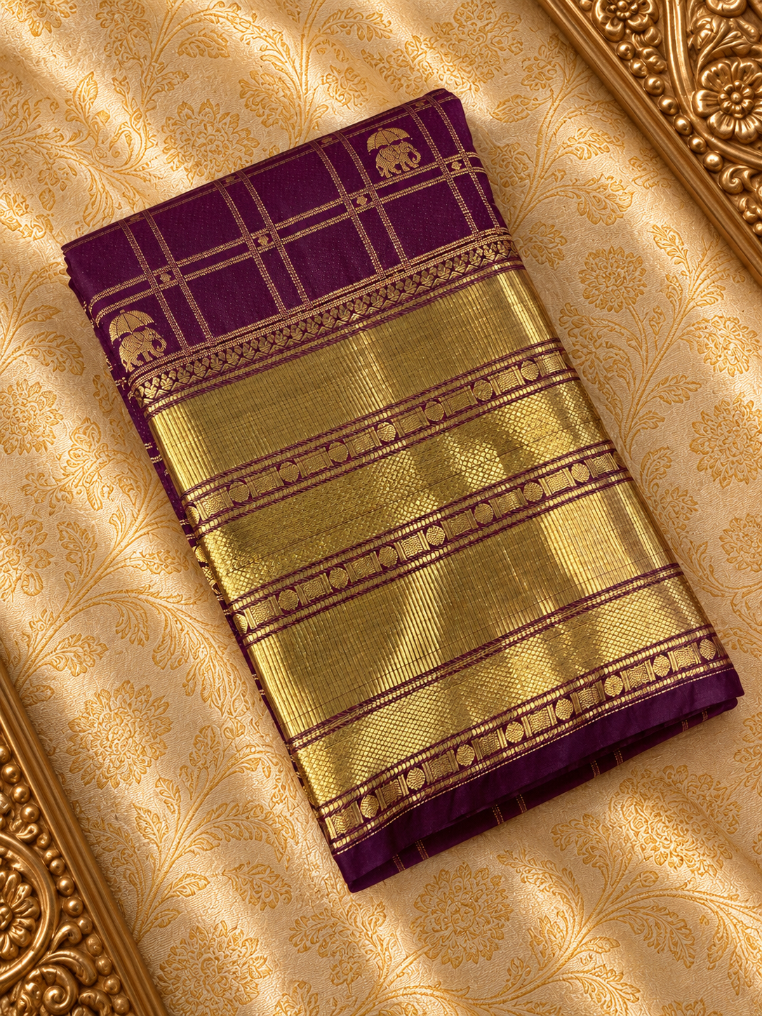 Premium Bridal Semi Kanchipuram Silk Saree - 902785