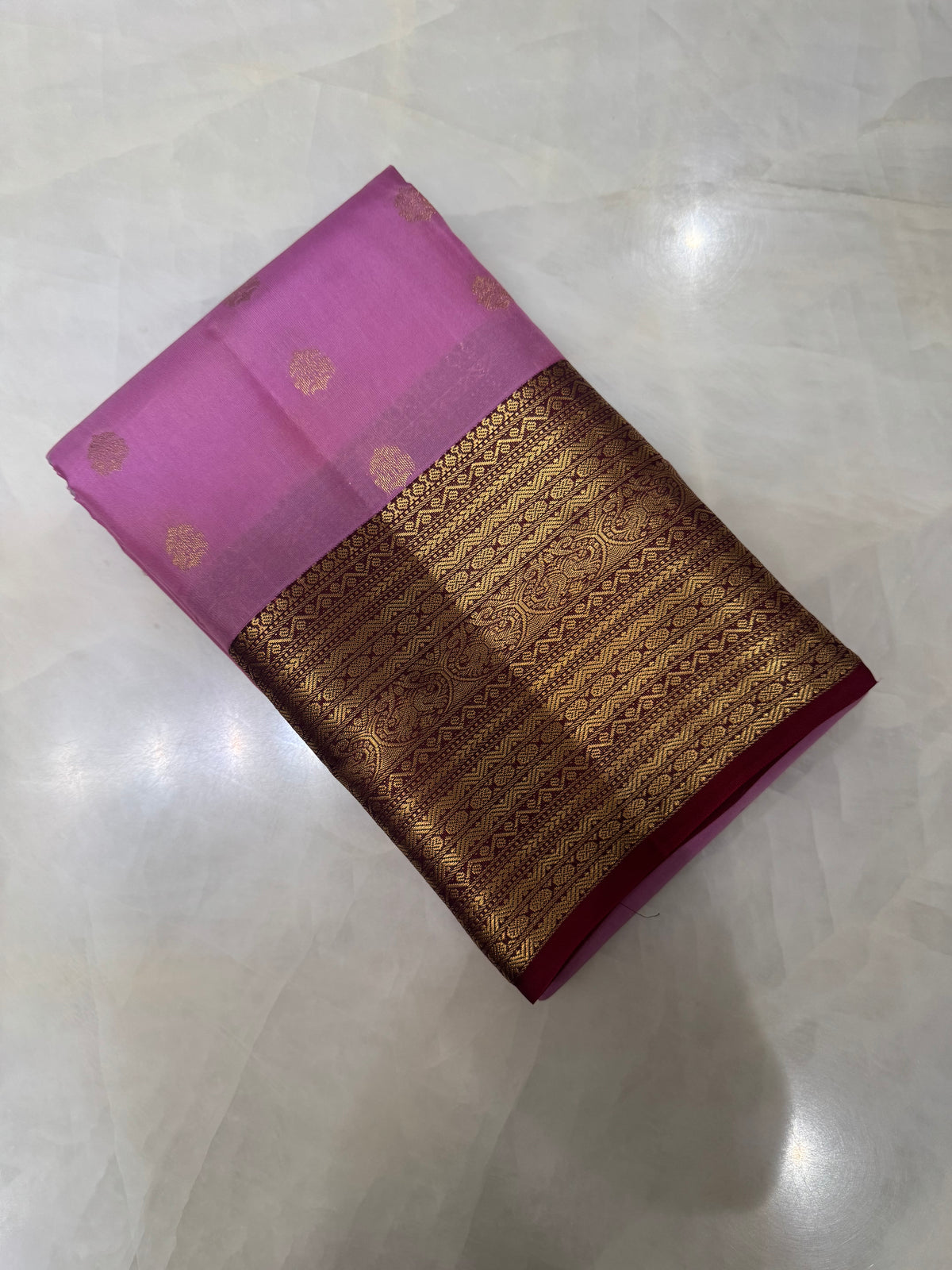 Half mix Kanjeevaram silk saree