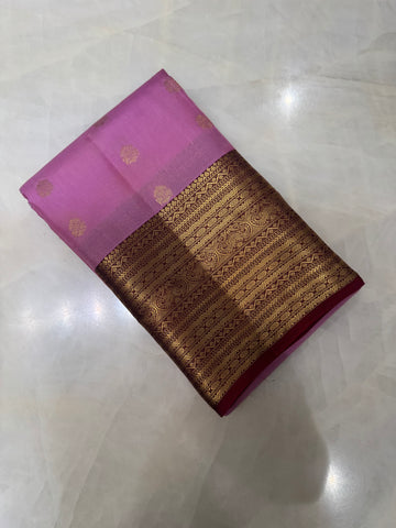 Half mix Kanjeevaram silk saree