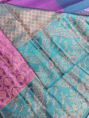 Pure Zari Handloom Kanjeevaram Silk Mark Certified Saree