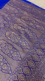 Pure crepe khaddi Banarasi saree- Silk mark certified- GS