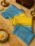 Pure Mix Mysore Crepe Silk Saree